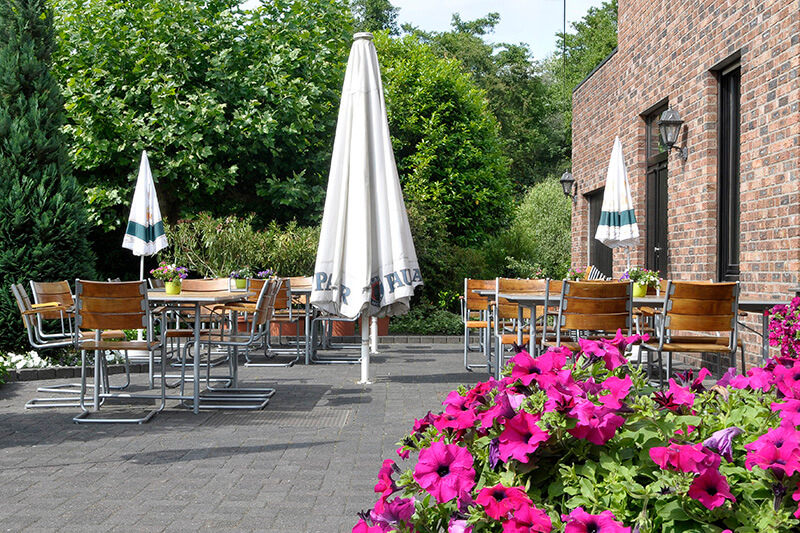 Terasse Sonnenterrasse des Restaurants Zum Schänzchen in Nettetal