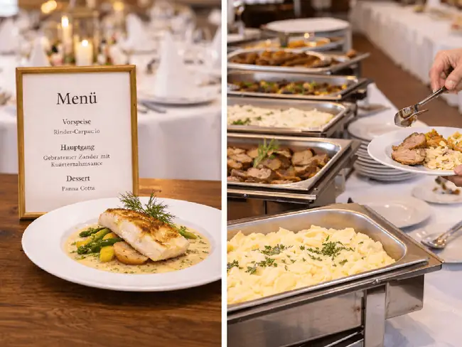 Menü und Buffet für Familienfeiern im Zum Schänzchen